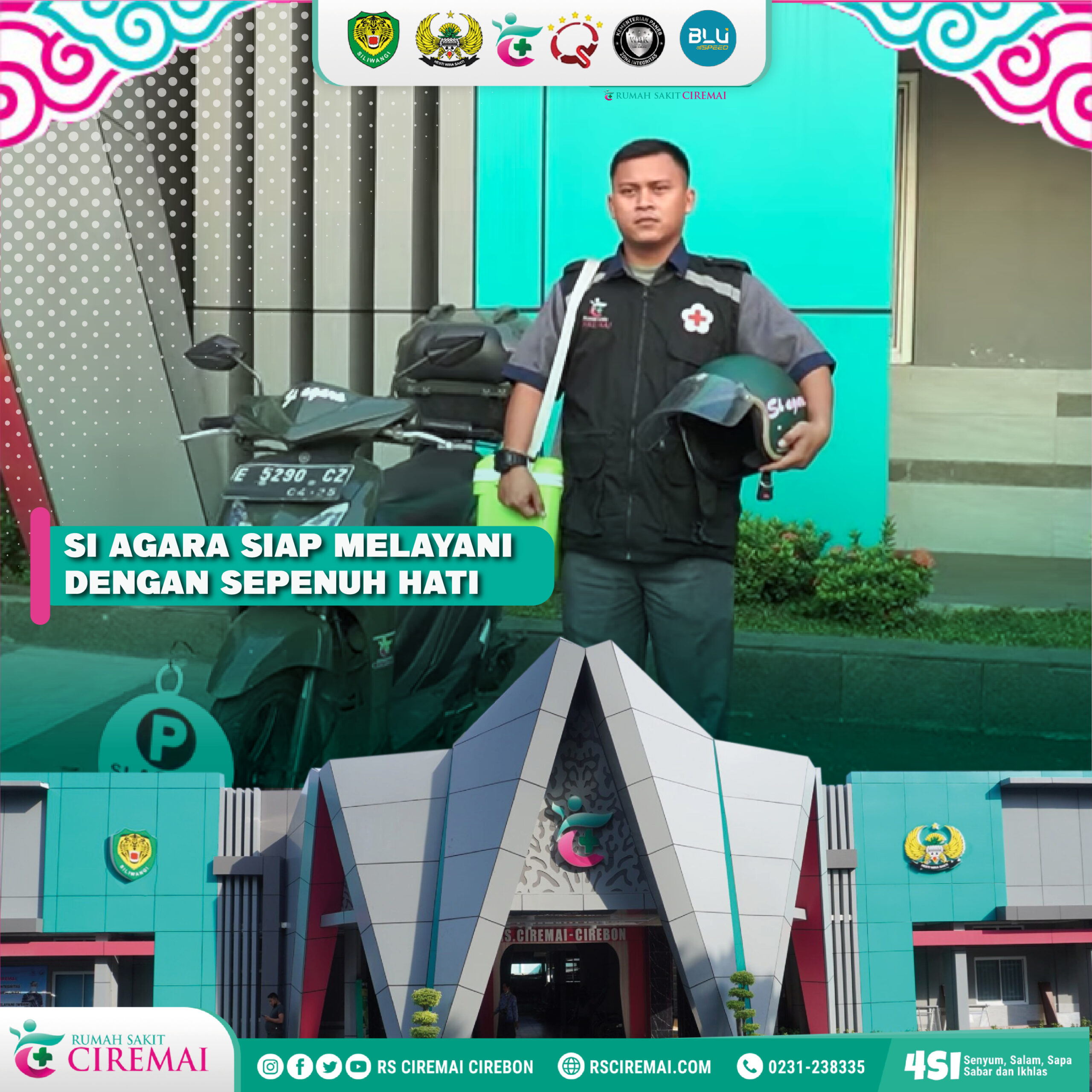 Si Agara siap Melayani dengan Sepenuh Hati