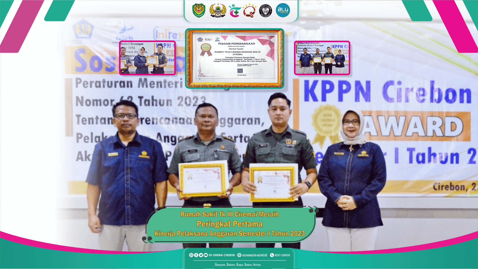 Kepala KPPN Apresiasi RS Ciremai dalam Pengelolaan Keuangan