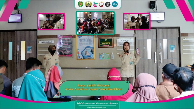 Sosialisasi Mobile JKN kepada pasien rawat jalan RS Ciremai
