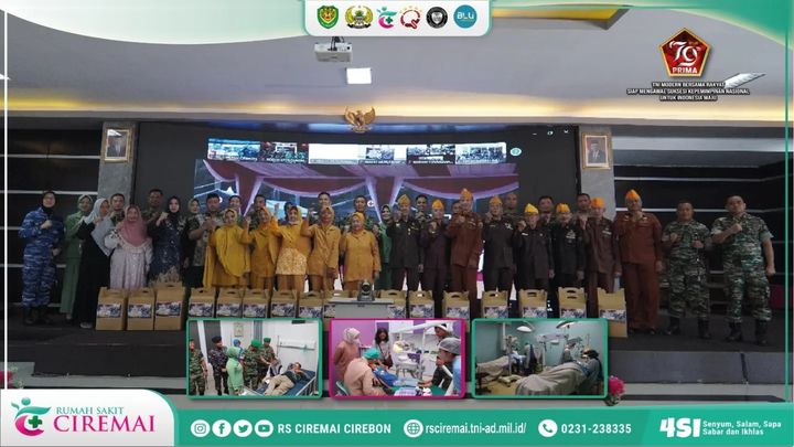 HUT ke-79 TNI, RS Ciremai Adakan Giat Bhakti Kesehatan