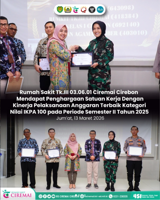 IKPA RS Ciremai Raih Nilai 100 KPPN Awards 2026