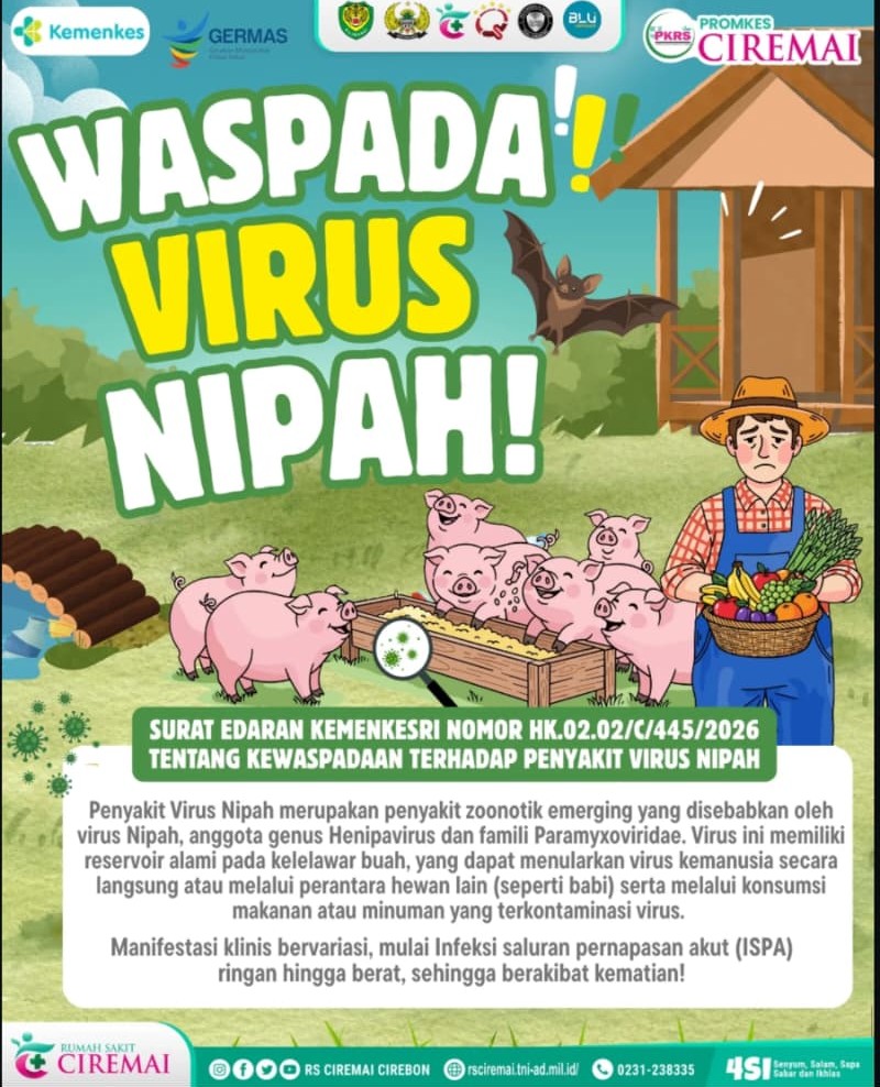 Kemenkes RI Tingkatkan Kewaspadaan Virus Nipah di Indonesia